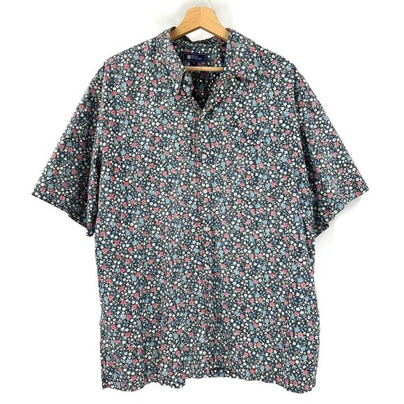 Reyn Spooner Hawaiian Floral Buttondown Shirt Sz L - Picture 1 of 5